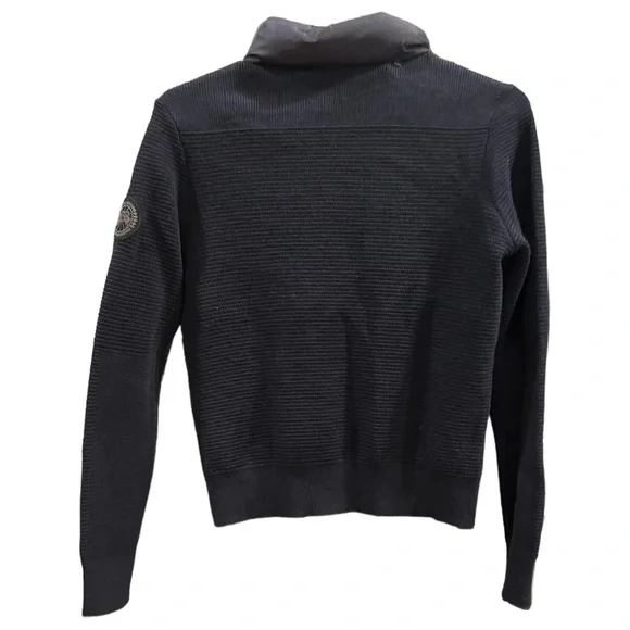Canada Goose Navy Hybridge High Neck Knit Jacket Size XS NWT Sold OUT in stores - Picture 5 of 9